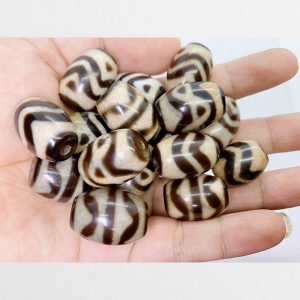 Đá dzi bead tròn size lớn nhiều mẫu vân đẹp chất lượng mã não tốt