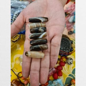 Dzi mã não thiên nhiên cũ hàng đẹp size nhỏ dễ mix vòng và đeo