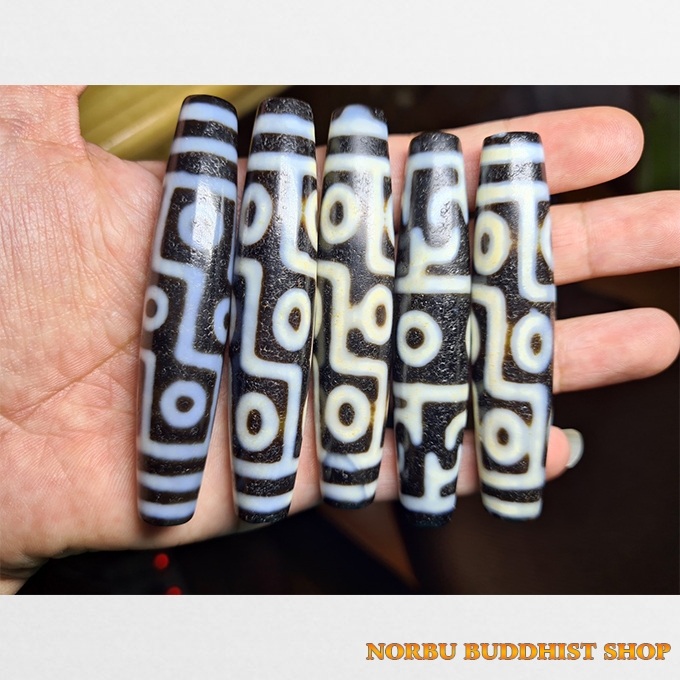 4-vien-da-dzi-thien-chau-9-mat-va-1-vien-dzi-3-mat-rong-hang-bigsize-than-lon-dai-hon-8cm 4 viên đá dzi thiên châu 9 mắt và 1 viên dzi 3 mắt rồng hàng Bigsize thân lớn dài hơn 8cm