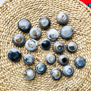 Dzi bead mắt dê mã não thiên nhiên chất vân đa dạng