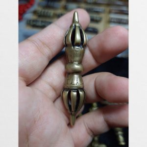 Old Thokcha Dorje 9 nine pronged copper bronze bùa hộ mệnh chày kim cang 9 chấu mũi nhọn đeo cổ