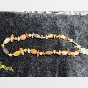 Vòng mã não thiên nhiên đeo cổ đẹp các hạt mã não đẹp tự nhiên vintage