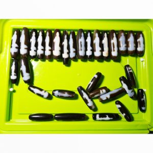 Thiên châu dzi bead khảm vân Quán Âm Bồ Tát