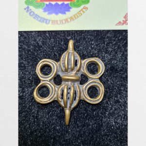 Thokcha chày kim cương với 4 vòng tròn lớn xung quanh Antique Tibet