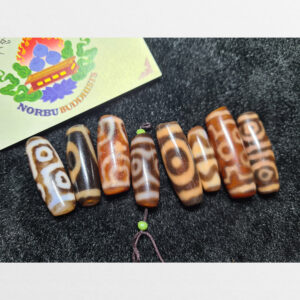 Tổng hợp đá dzi bead thân ngọc cỡ nhỏ các vân chất đẹp tuyển chọn