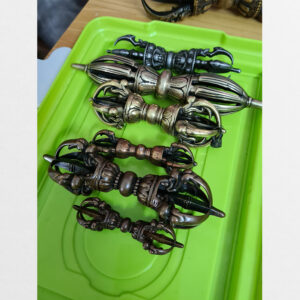 6 chày kim cương Dorje Vajra Tibet hàng Antique độc bản hiếm gặp