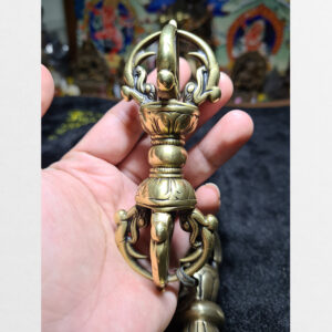 Chày kim cương 5 chấu Tây Tạng Tibet hàng Antique độc bản