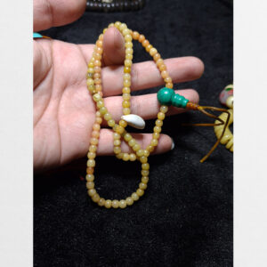 Chuỗi hạt xương Yak 108 size 4.5mm đã lên màu ngà huyết