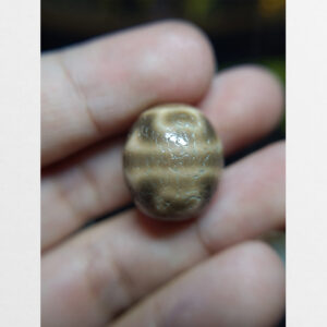 Dzi bead tròn hoa sen hàng già đặc biệt lâu năm từ Đài Loan chất đẹp sưu tầm giá trị cao