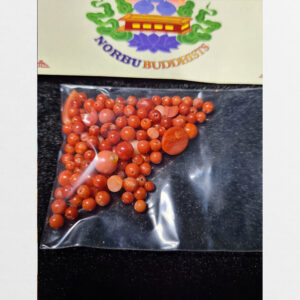 Hạt san hô đỏ hóa ngọc chưa mix chất đẹp tuyển chọn