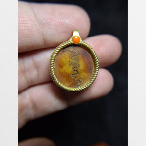 Mặt xương bọc đồng từ Tibet cỡ nhỏ