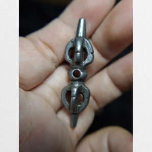 Thokcha sắt tây tạng chày kim cương có lỗ giữa để mix vòng cỡ nhỏ