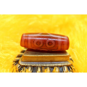 Dzi bead 7 mắt thân ngọc A 79