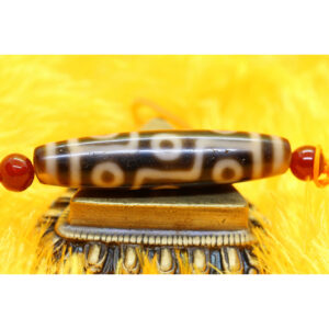 Dzi bead 9 mắt ivory A 94