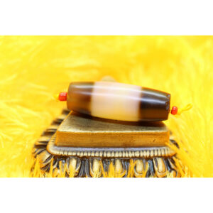 Dzi bead chong dzi 1 sọc thân trắng same old 62