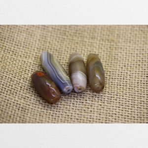 Dzi bead mã não thiên nhiên từ Tây Tạng nhiều viên sâu tuổi già cận old