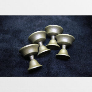 Bộ 4 ly đồng để đền bơ cúng dường cỡ nhỏ từ Lhasa