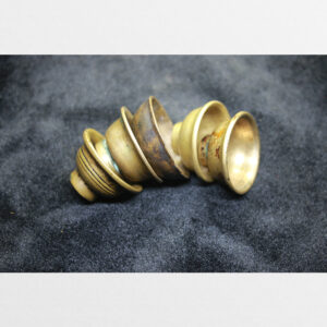 Bộ 5 cái chén đồng cổ 100 năm cỡ nhỏ dâng đèn bơ nước cúng dường