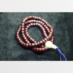 Chuỗi hạt bồ đề tinh nguyệt mài vát đỏ booc đô từ Lhasa