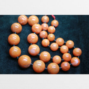 Dây đá mã não nam hồng nguyên bản size lớn từ Lhasa Tibet hiếm gặp