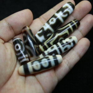 Dzi bead 5 mắt bảo bình 2 mắt 3 mắt 4 mắt Phật chất đẹp