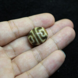 Dzi bead hoa sen một viên chất đẹp chu sa tuyển chọn