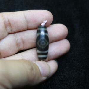 Dzi bead kim cang kép size nhỏ hiếm gặp