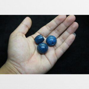 Lam ngọc lưới xanh trụ ngắn và hạt tròn chất đẹp cỡ lớn