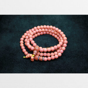 Tràng hạt 108 lưu li đỏ nhạt