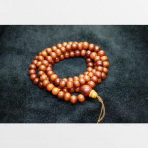 Tràng hạt 108 màu nâu già xương trâu yak