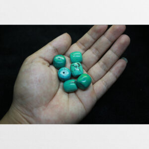 Turquosie cao sứ lam ngọc thiên nhiên trụ lớn từ Lhasa