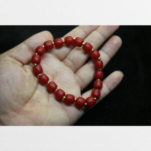 Vòng tay lưu li đỏ cổ từ Tibet