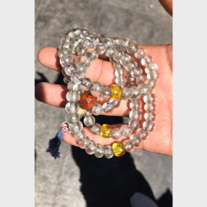 Chuỗi hạt lưu li trong cổ mix hạt cái bồ đề cổ từ Tibet