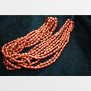 Chuỗi vòng cổ lưu li hạt nhỏ mix tết công phu chất đẹp