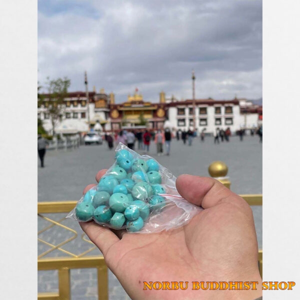 Lam ngọc turquoise thiên nhiên từ Lhasa