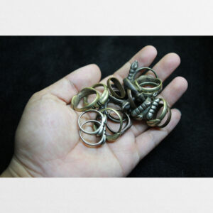 Nhẫn đồng hình chày kim cương tổng hợp mẫu từ Tibet