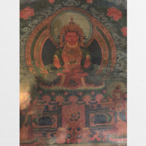Thangka in trên da thuộc cũ từ Tibet