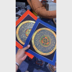Thangka mới mandala thần chú kim cương cỡ nhỏ