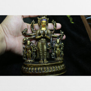Tôn tượng ngài Quán Âm Thập Nhất Diện cùng hai vị Tara antique sưu tầm