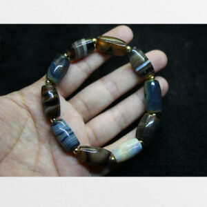 Vòng tay mã não Tibet chất đẹp sưu tầm