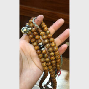 Chuỗi bồ đề tinh nguyệt cổ mix bộ túc số và kẹp đồng Tibet