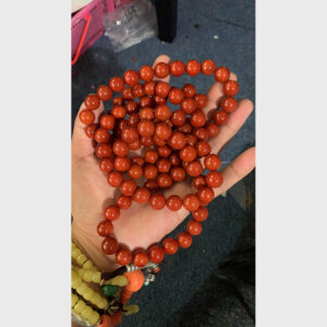 Chuỗi đá jasper đỏ size lớn chất đẹp