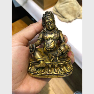 Khách đã thỉnh: tượng cổ Tibet ngài Hoàng Thần Tài