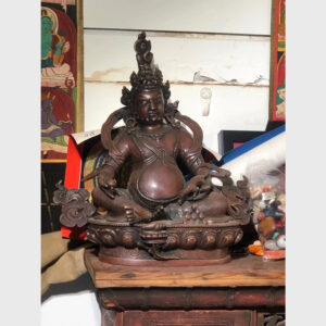 Tôn tượng đồng ngài Hoàng Thần Tài Zambala cỡ lớn từ Tibet
