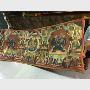 Tranh thangka Tibet cỡ lớn hiếm gặp old 50 năm