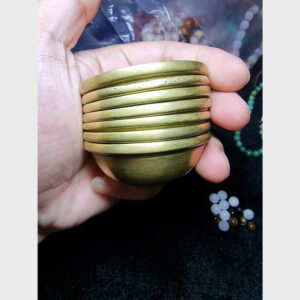 Bộ 7 chén đồng cổ 100 năm Tibet hiếm gặp dâng nước