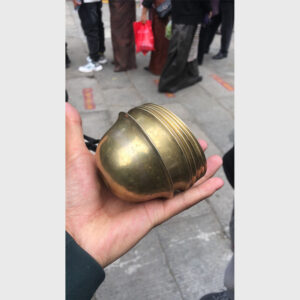 Bộ chén đồng 7 cái cỡ lớn cổ 50 năm tại Lhasa