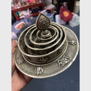 Bộ mandala bằng đồng thiếc chất đẹp thủ công