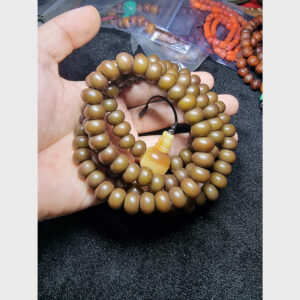 Chuỗi hạt lá bối lâu năm tròn dẹt chất đẹp