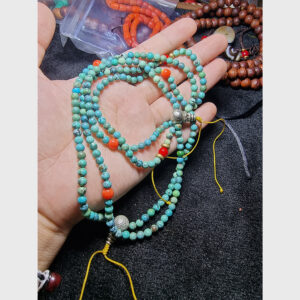 Chuỗi lam ngọc thiên nhiên hạt nhỏ 4.4mm chất đẹp đã mix